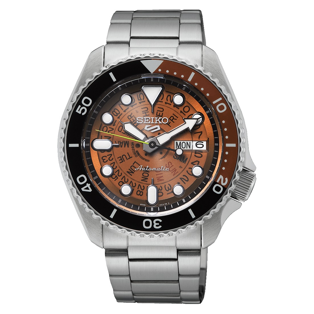 seiko 5 sports skx skeleton style srpj45k